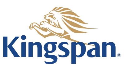 Kingspan logo – building materials and construction company Paraggello has collaborated with